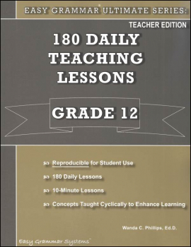 Easy Grammar Ultimate Series Grade 12 Teacher Edition