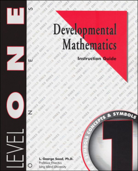 Developmental Math Level 1 Instruction Guide