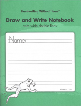 Draw and Write Notebook with Double Wide Lines