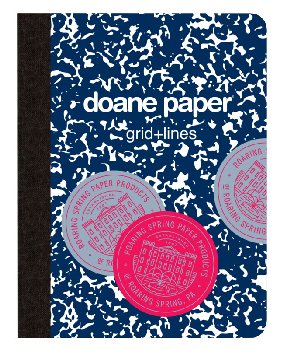 Doane Paper Composition Book - Grid + Lines (9.75"x7.5")