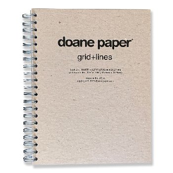 Doane Paper Large Idea Journal - Grid + Lines (10.75"x8.25")