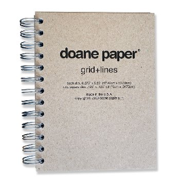 Doane Paper Small Idea Journal - Grid + Lines (6.75"x5.125")