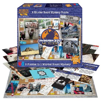 Murder Mystery Party Case File Puzzle - Passport to Murder