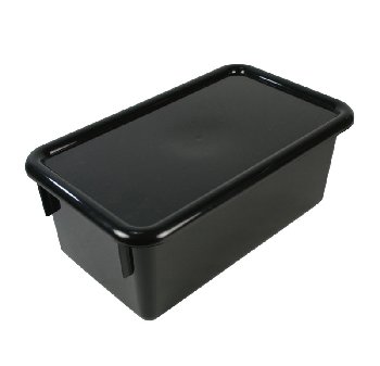 Stowaway Tray with Lid - Black