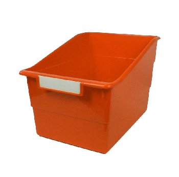 Wide Tattle Shelf File - Orange