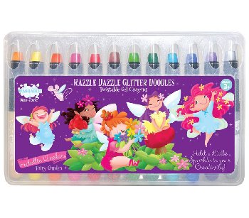 Razzle Dazzle Glitter Doodle Gel Crayons - Fairy Garden