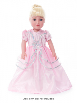 Royal Pink Princess Doll Dress