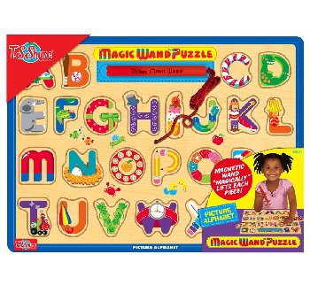 Magic Wand Wooden Magnetic Puzzle - Alphabet