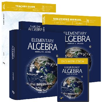 Elementary Algebra Curriculum Pack with DVD