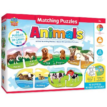 Animals Matching Puzzle (40 big pieces)