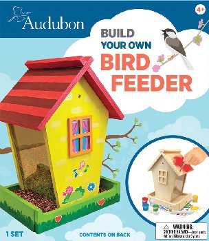 Audubon - Bird Feeder Buildable Wood Paint Kit