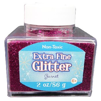 Extra Fine Glitter - Garnet 2oz