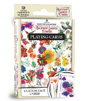 Farmer's Almanac Flowers Playing Cards