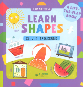 Learn Shapes Lift-the-Flap Book (Clever Playground)