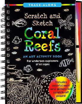 Coral Reefs Scratch and Sketch Trace-Along Activity Book