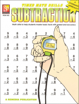 Timed Math Drills - Subtraction
