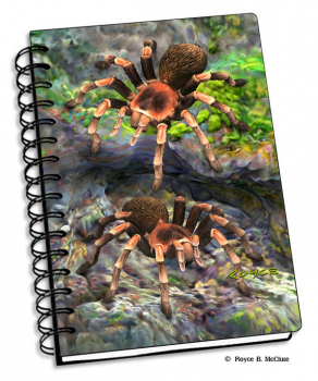 Tarantulas 3D Notebook 4" x 6"