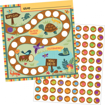 Mini Incentive Charts with Stickers - Nature Explorers