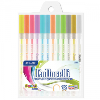 Collorelli Pastel Color Gel Pens - 12 count