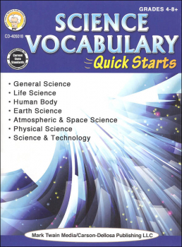 Science Vocabulary Quick Starts (Science Quick Starts)