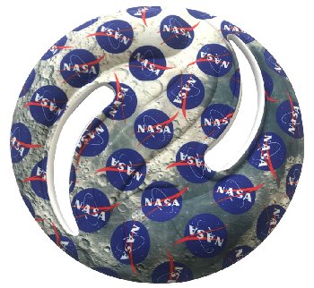 NASA Meatball Logo Indoor/Outdoor Foam Flying Saucer