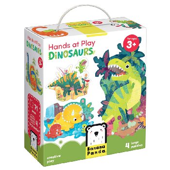 Hands at Play: Dinosaurs Puzzles (4 puzzles)