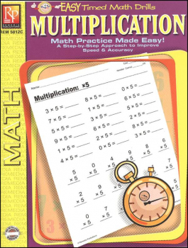 Multiplication (Easy Timed Math Drills)