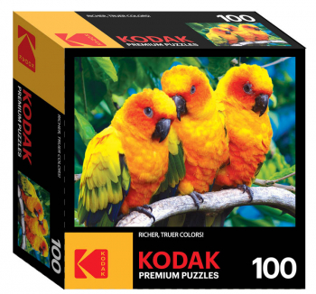 Kodak Fluffy Sun Conure Birds Puzzle (100 piece)
