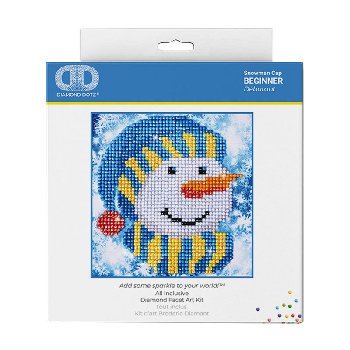 Snowman Cap Diamond Dotz Art Kit (Beginner)