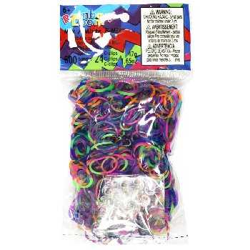 Rainbow Loom Band (Jelly) - Rainbow Tie-Dye