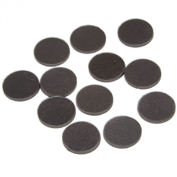 Flexible Magnetic Discs with Adhesive .5" Dia. X .060" Thick (12 Pack)