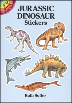 Jurassic Dinosaurs Small Format Stickers