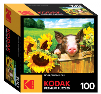 Kodak Sunny Flower Pig Puzzle (100 piece)