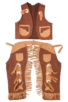 Cowboy Vest & Chaps (size 7-8)