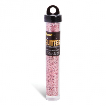 Glitter Shaker Top Jar-Petal Pink Metlc 4oz