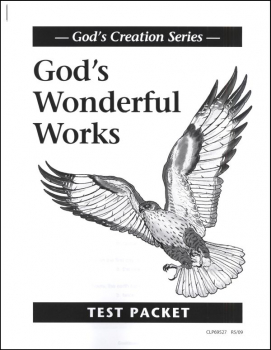 God's Wonderful Works Test Packet