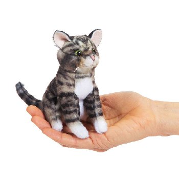 Mini Cat: Tabby Finger Puppet