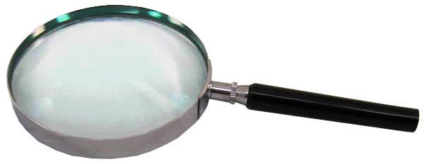 Round Magnifier 1.5x - Chrome Rim, 4"