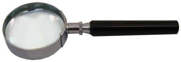 Round Magnifier 3x - Chrome Rim, 2"
