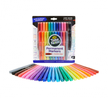Crayola Take Note! Permanent Markers (24 count)