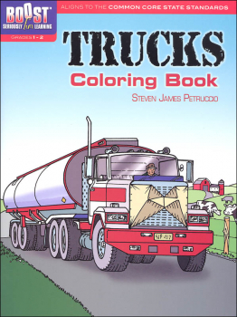 Trucks Coloring Book (Boost Series)