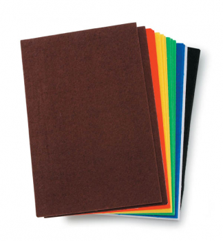 Sticky Back Stiff Felt Sheets Value Pack - Bold Colors (6"x9")