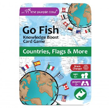 Countries, Flags & More - Go Fish Knowledge Boost Card Game