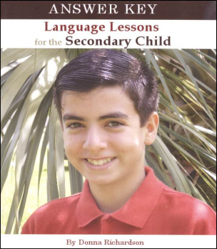 Language Lessons for the Secondary Child Answer Key