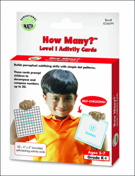 How Many? Activity Cards Level 1 (Sensational Math)