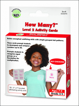 How Many? Activity Cards Level 2 (Sensational Math)