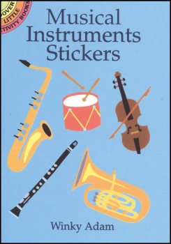 Musical Instruments Small Format Stickers