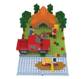 Mini Building Blocks: Camping (371 pieces)