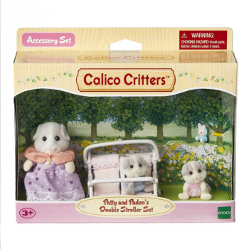Patty and Paden's Double Stroller Set (Calico Critters)