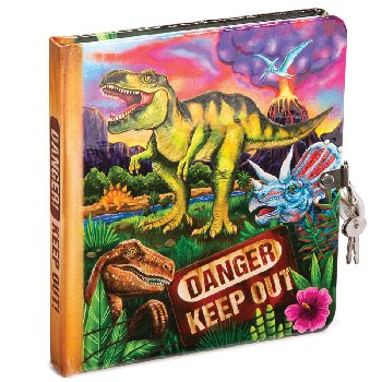 Glow-in-the-Dark Dinosaur Lock & Key Diary